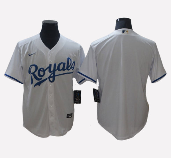 Kansas City Royals White Cool Base Men's Stitched Jersey