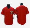 Minnesota Twins Red Cool Base Men's Stitched Jersey