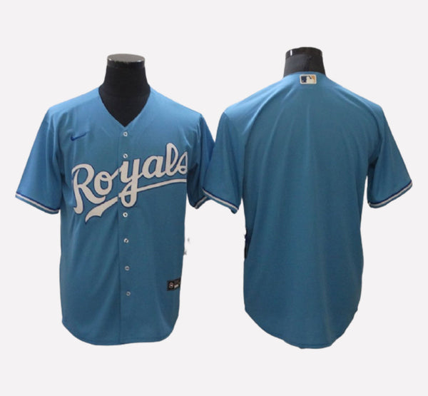 Kansas City Royals Blank Cool Base Men's Stitched Jersey