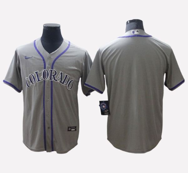 Colorado Rockies Blank Cool Base Men's Stitched Jersey