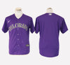 Colorado Rockies Purple Cool Base Men's Stitched Jersey