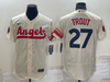 Men's Mike Trout Los Angeles Angels Cream 2022 City Connect Replica Player Jersey