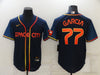 Men's Luis Garcia #77 Houston Astros  Navy 2022 City Connect Jersey