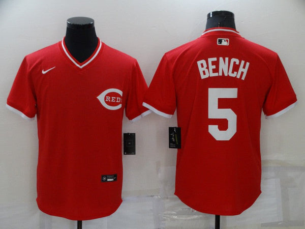 Men's Johnny Bench Cincinnati Reds Player Jersey