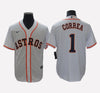 Houston Astros #1 Carlos Correa Cool Base Men's Stitched Jersey