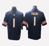 Chicago Bears #1 Justin Field Men's Stitched Jersey