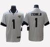 Jacksonville Jaguars #1 Travis Etienne Men's Stitched Jersey