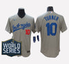 Los Angeles Dodgers #10 Justin Turner FlexBase Men's Stitched Jersey