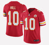 Kansas City Chiefs #10 Tyreek Hill Men's Stitched Jersey
