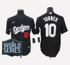 Los Angeles Dodgers #10 Justin Turner FlexBase Men's Stitched Jersey