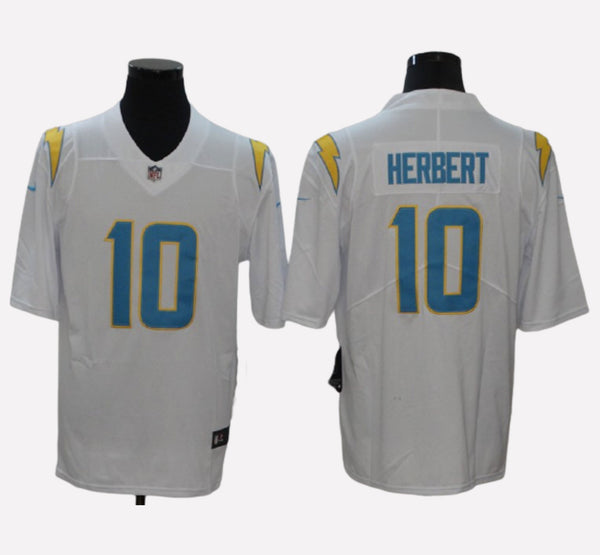 Los Angeles Chargers #10 Justin Herbert Men's Stitched Jersey