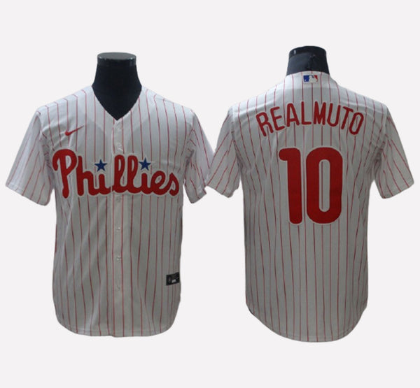 Philadelphia Phillies #10 JT Realmuto Cool Base Men's Stitched Jersey