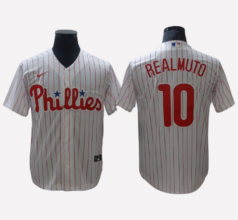 Philadelphia Phillies #10 JT Realmuto Cool Base Men's Stitched Jersey