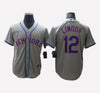 New York Mets #12 Francisco Lindor Cool Base Men's Stitched Jersey