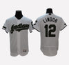 Cleveland Indians #12 Francisco Lindor Men's Stitched Jersey