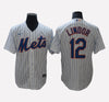 New York Mets #12 Francisco Lindor Cool Base Men's Stitched Jersey