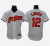 Cleveland Indians #12 Francisco Lindor Men's Stitched Jersey