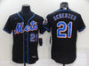 Men's Max Scherzer #21 New York Mets Player Black Jersey -Flex Base