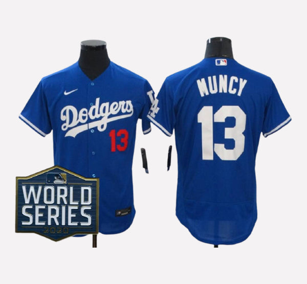 Los Angeles Dodgers #13 Max Muncy FlexBase Men's Stitched Jersey