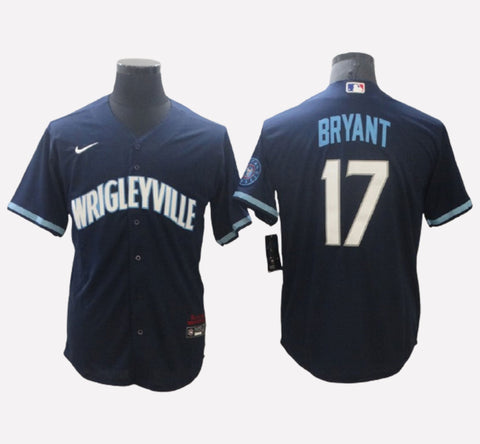 Chicago Cubs #17 Kris Bryant Men's Stitched Jersey