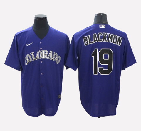 Colorado Rockies #19 Charlie Blackmon Cool Base Men's Stitched Jersey