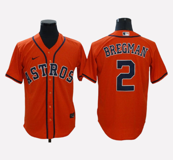 Houston Astros #2 Alex Bregman Cool Base Men's Stitched Jersey