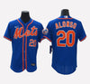 New York Mets #20 Pete Alonso FlexBase Men's Stitched Jersey