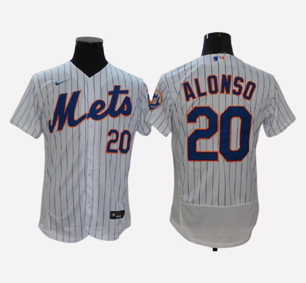 New York Mets #20 Pete Alonso FlexBase Men's Stitched Jersey