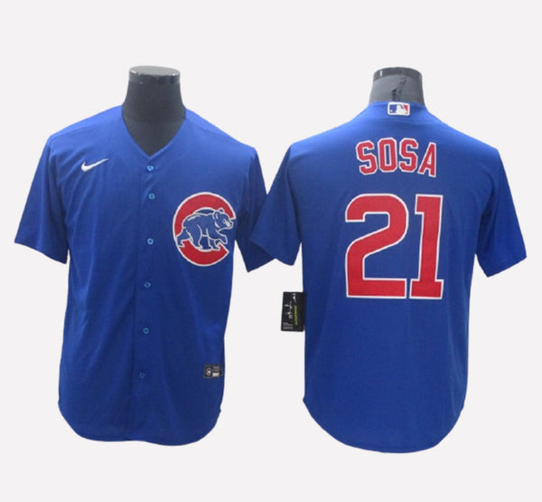 Chicago Cubs #21 Sammy Sosa Men's Stitched Jersey