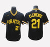 Pittsburgh Pirates #21 Roberto Clemente Men's Stitched Jersey