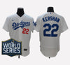 Los Angeles Dodgers #22 Clayton Kershaw FlexBase Men's Stitched Jersey