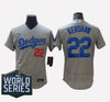 Los Angeles Dodgers #22 Clayton Kershaw FlexBase Men's Stitched Jersey