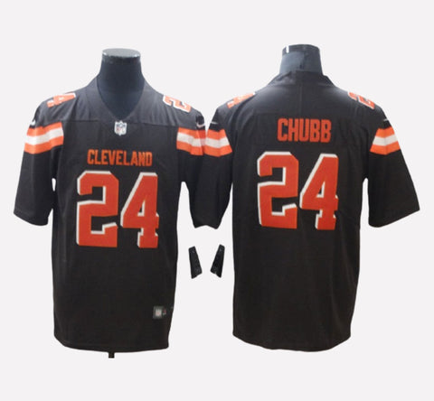 Cleveland Browns #24 Nick Chubb Men's Stitched Jersey