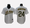 Oakland Athletics #24 Ricky Henderson Cool Base Men's Stitched Jersey