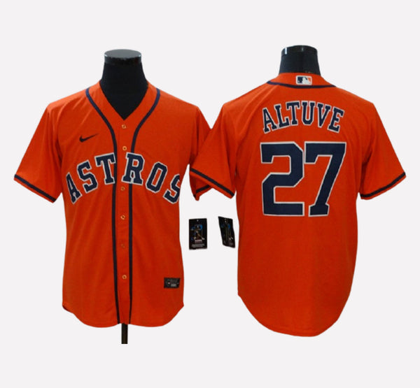 Houston Astros #27 Jose Altuve Cool Base Men's Stitched Jersey