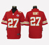 Kansas City Chiefs #27 Kareem Hunt Men's Stitched Jersey