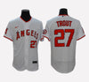 Los Angeles Angels #27 Mike Trout FlexBase Men's Stitched Jersey