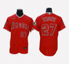 Los Angeles Angels #27 Mike Trout FlexBase Men's Stitched Jersey