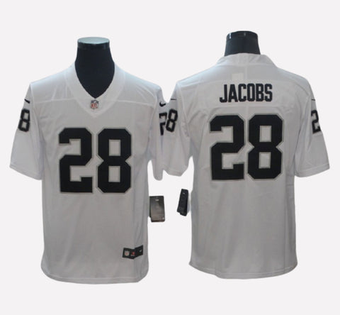 Las Vegas Raiders #28 Josh Jacobs Men's Stitched Jersey