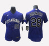 Colorado Rockies #28 Nolan Arenado FlexBase Men's Stitched Jersey