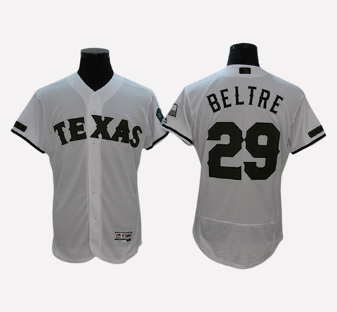 Texas Rangers #29 Adrian Beltre FlexBase Men's Stitched Jersey