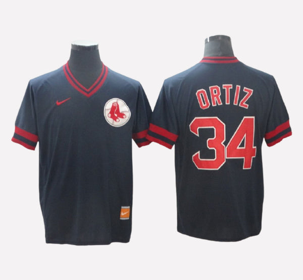 Boston Red Sox #34 David Ortiz Men's Stitched Jersey