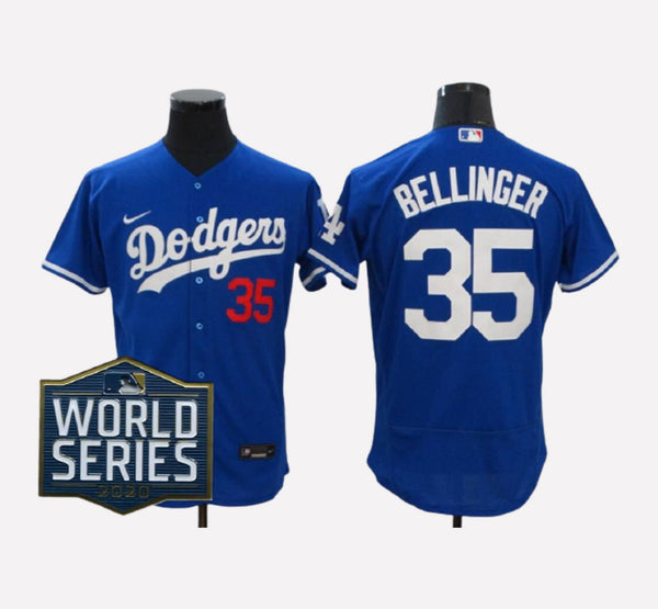 Los Angeles Dodgers #35 Cody Bellinger FlexBase Men's Stitched Jersey