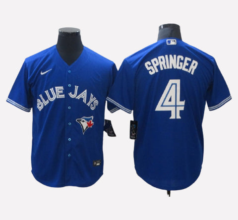 Toronto Blue Jays #4 George Springer Men's Stitched Jersey