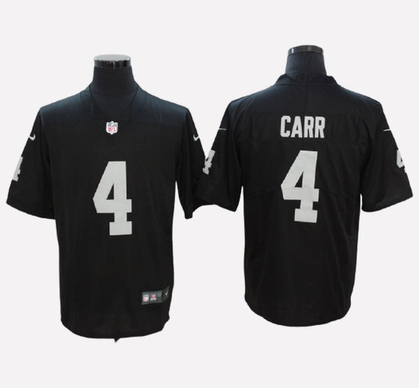 Las Vegas Raiders #4 Derek Carr Men's Stitched Jersey