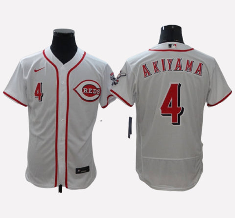 Cincinnati Reds #4 Shogo Akiyama FlexBase Men's Stitched Jersey