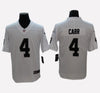 Las Vegas Raiders #4 Derek Carr Men's Stitched Jersey