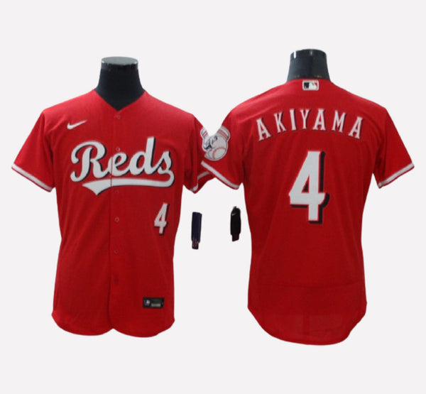 Cincinnati Reds #4 Shogo Akiyama FlexBase Men's Stitched Jersey