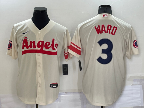 Men's Los Angeles Angels Taylor Ward Cream 2022 City Connect Replica Player Jersey