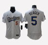 Los Angeles Dodgers #5 Corey Seager FlexBase Men's Stitched Jersey